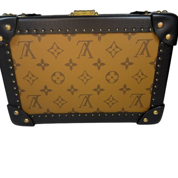 Louis Vuitton Reverse Monogram Trunk Coffret Tresor 24 box clutch case bag LV - Picture 4 of 16